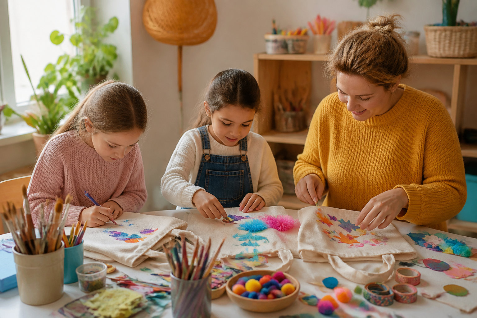 Ateliers et animations : transmission d'un savoir-faire créatif pour petits et grands