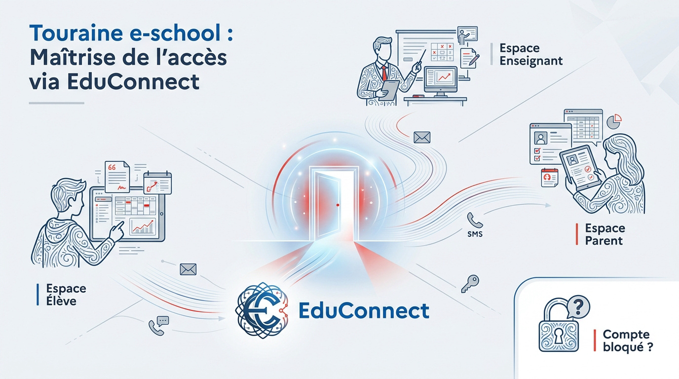 Accès EduConnect Touraine e-school
