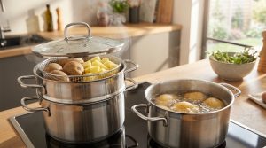 Temps cuisson pomme terre : Maîtrise de la vapeur