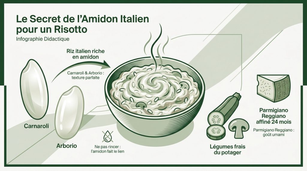 Risotto courgette champignon : le secret de l'onctuosité