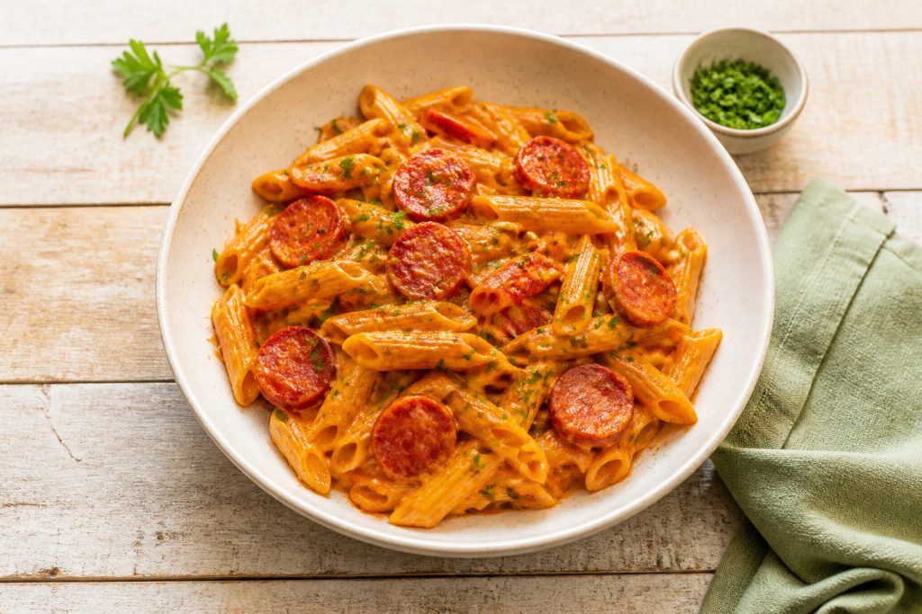 Pâtes au chorizo : recette express pour régaler la famille