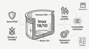 Ustensiles cuisine inox : le secret d'une cuisson pro