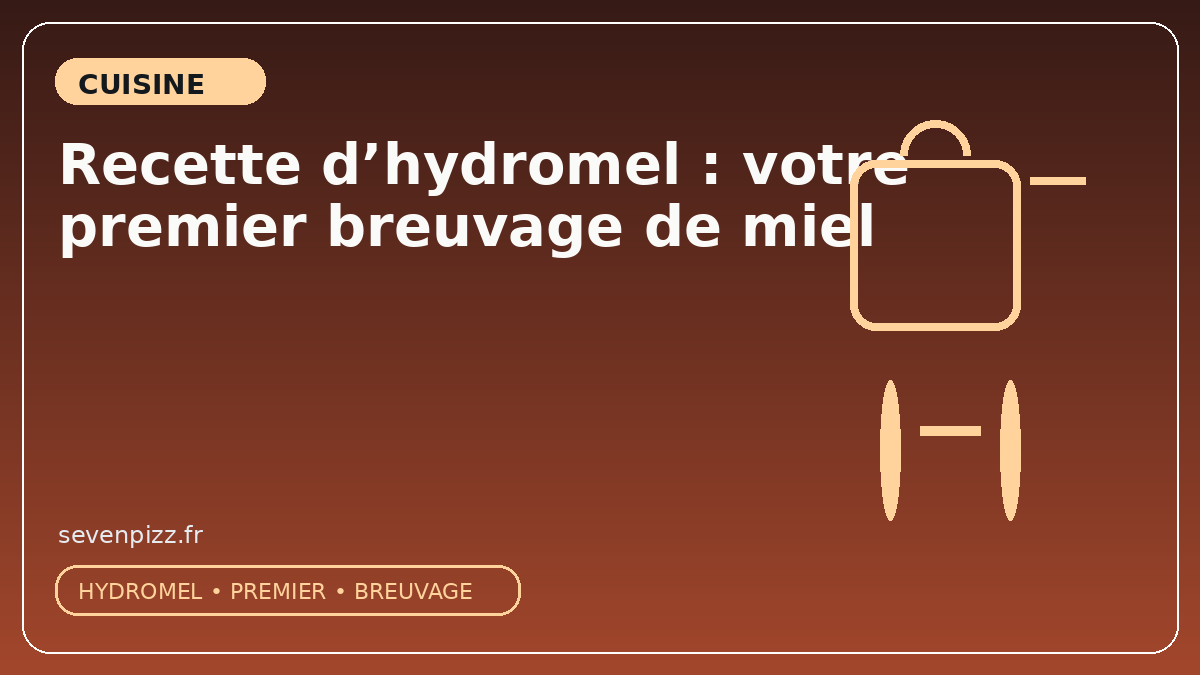 Recette d’hydromel : votre premier breuvage de miel