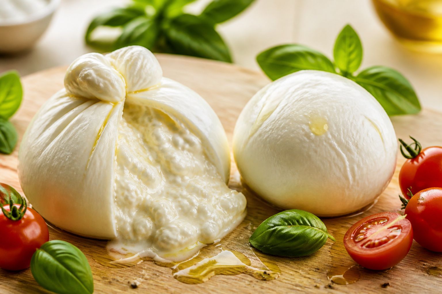 Burrata ou mozzarella : quelle est la vraie différence ?