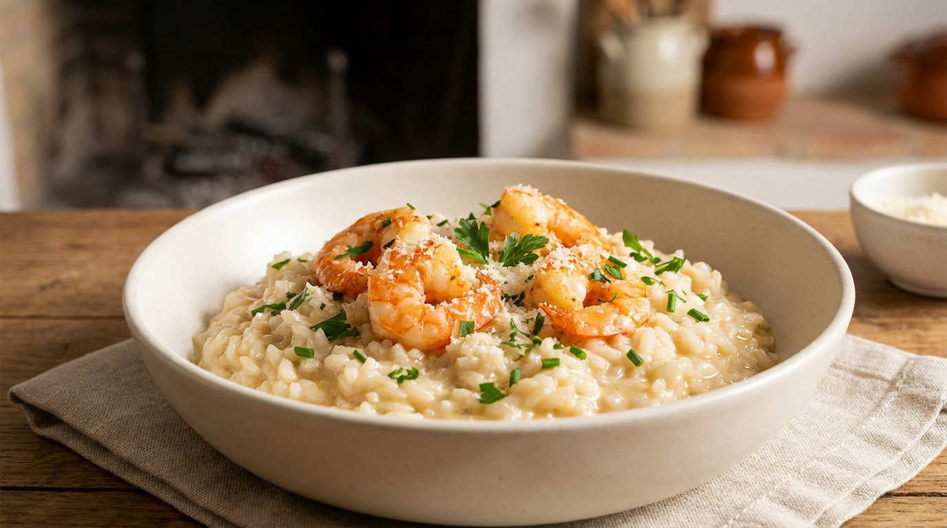 Recette risotto gambas : les secrets de Marco Rossi
