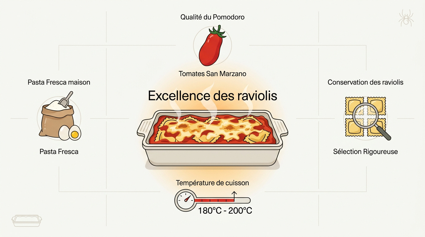 Gratin de ravioli : l’art de la pasta fresca au forno