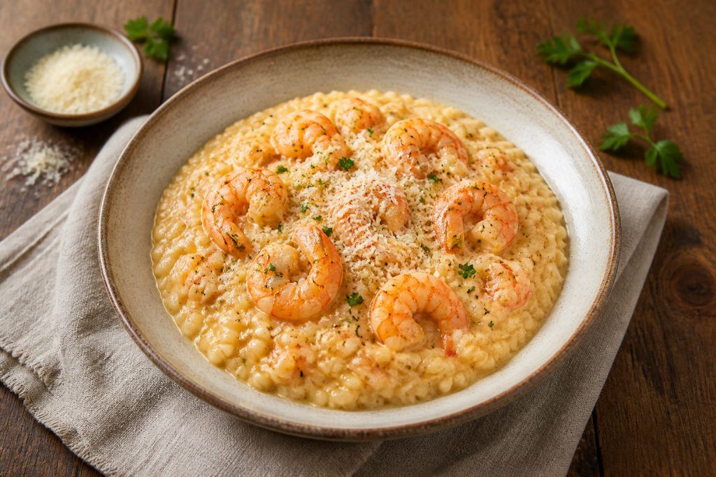 Recette risotto crevettes : secret d'un plat fondant