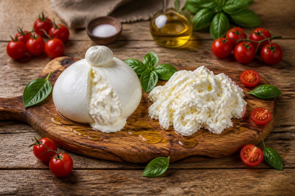 Burrata vs stracciatella : leurs différences expliquées