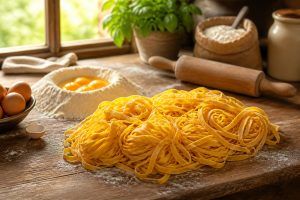 Pâtes aux œufs : recette facile et réconfortante