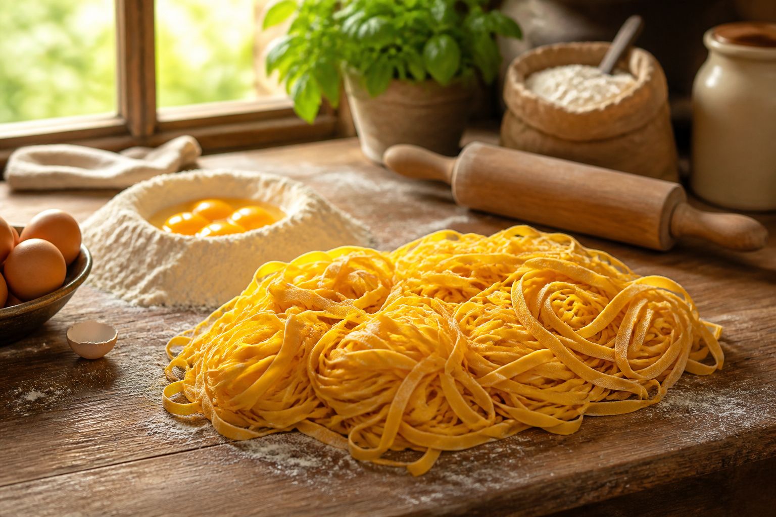 Pâtes aux œufs : recette facile et réconfortante