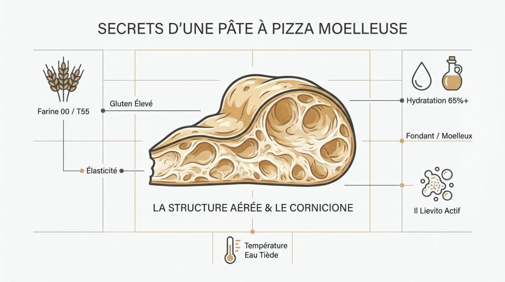 Pâte à pizza moelleuse : les secrets d&rsquo;une texture parfaite