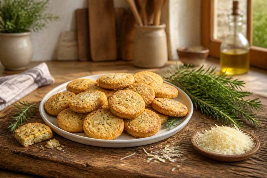 La recette parfaite de sablés parmesan romarin