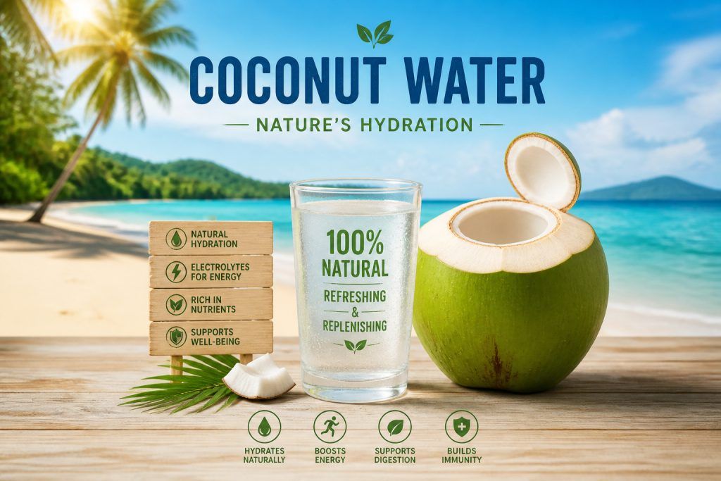 L'eau de coco : ses bienfaits naturels pour ton bien-être