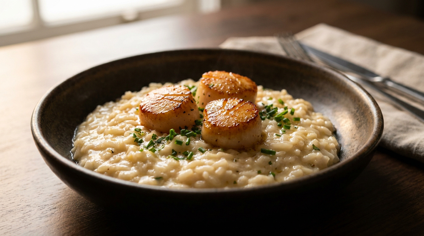 Risotto saint jacques : le secret du crémeux italien