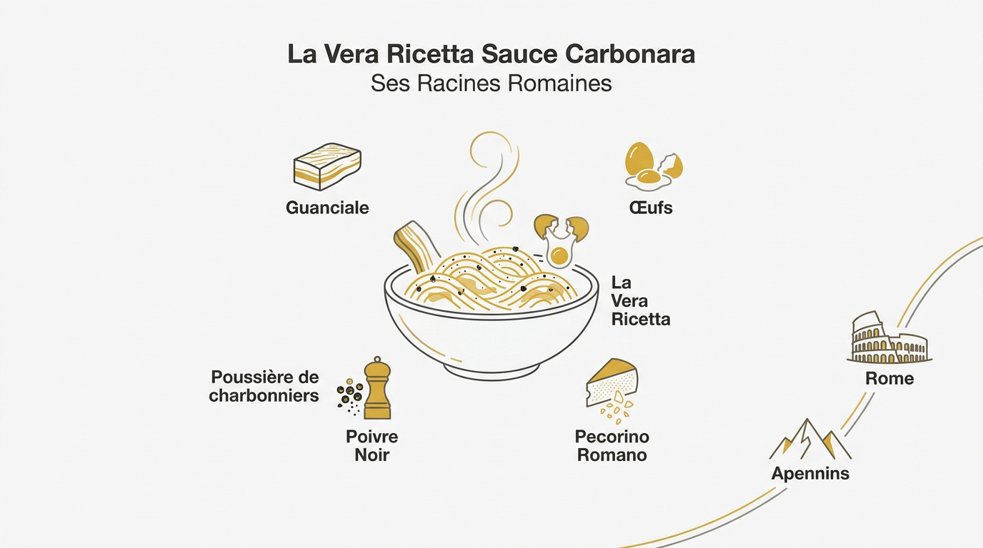 La vera recette sauce carbonara : le secret de Rome