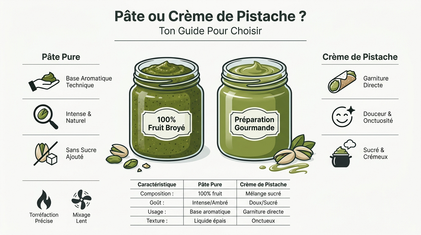 Recette crème pistache : le secret de l&rsquo;or vert italien