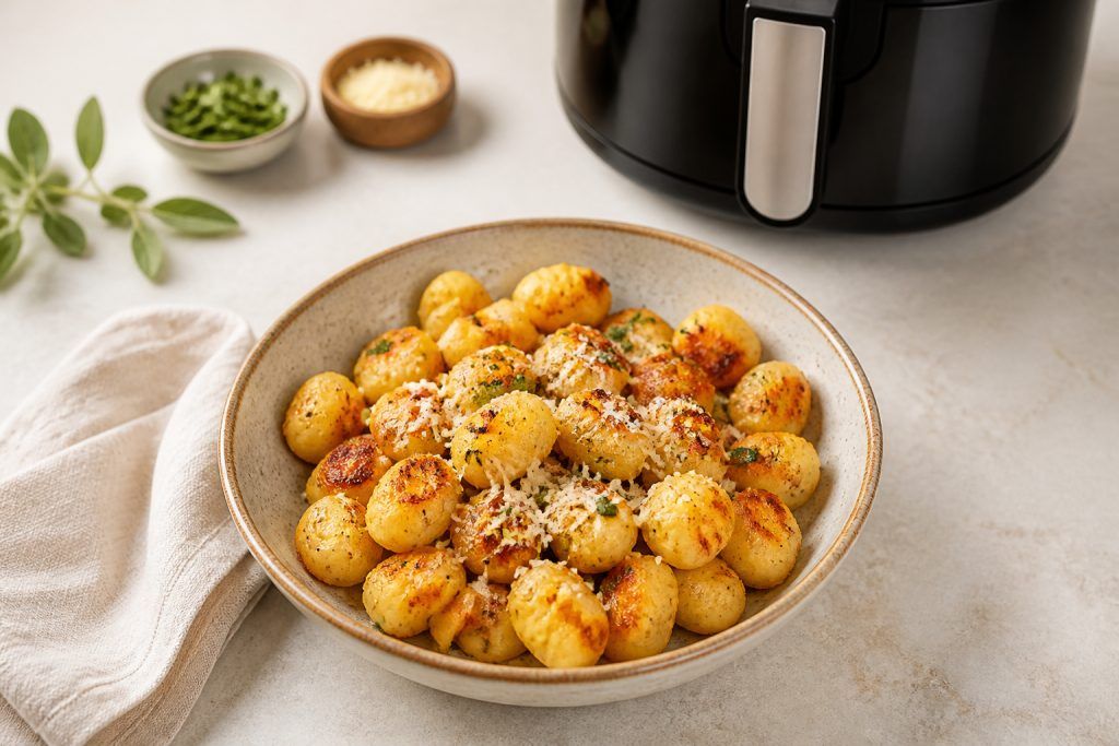 Gnocchis air fryer : croustillants en moins de 15 minutes