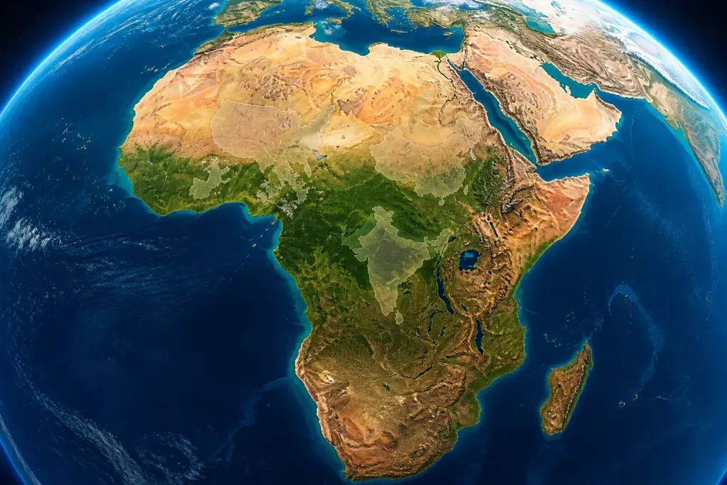 Lafrique un continent aux dimensions titanesques