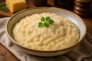 La recette risotto parmesan parfaite : crémeux et savoureux