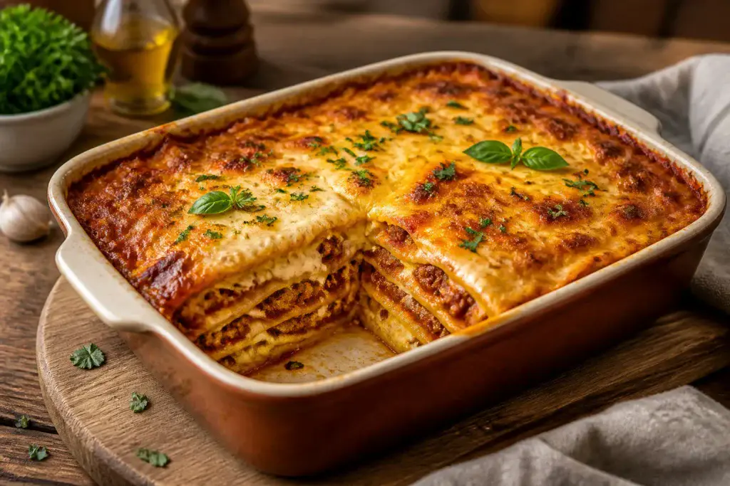Lasagnes bolognaise maison gratinees a la perfection