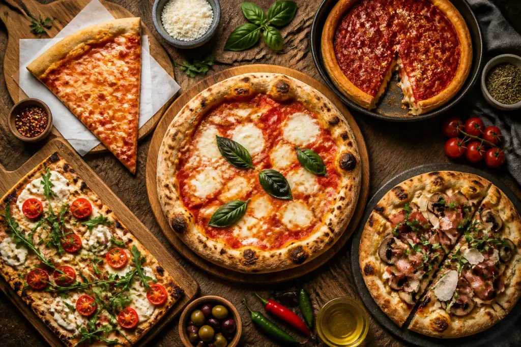 Tour du monde des pizzas gourmandes