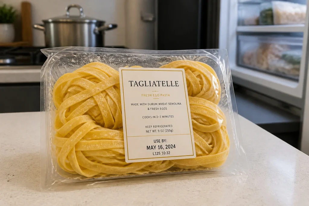 Tagliatelles fraiches une decision culinaire