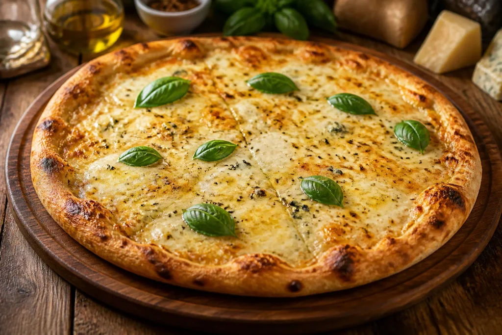 Pizza 4 fromages : l&rsquo;excellence italienne à ta portée