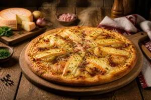 Pizza tartiflette : la recette qui réchauffe vos papilles