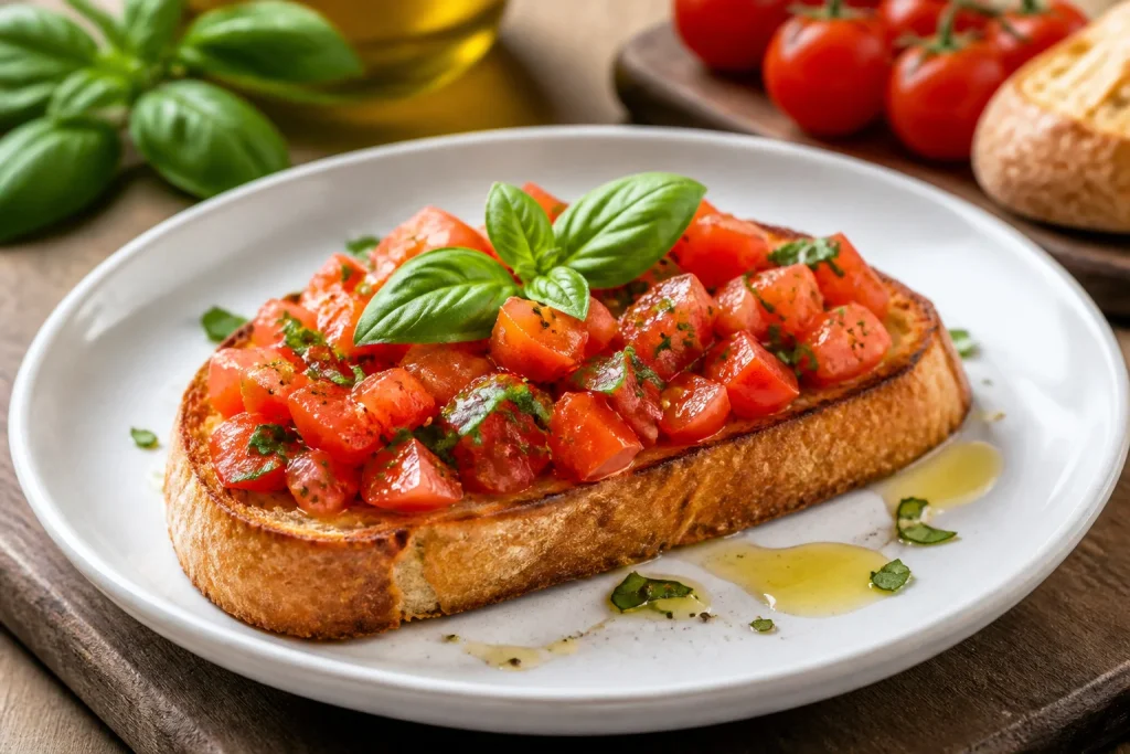 Recette bruschetta : simple, savoureuse et croustillante