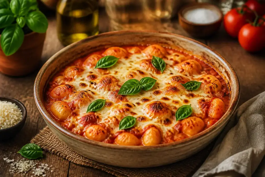 Gnocchi alla sorrentina fondant au four