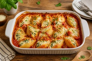 Conchiglioni recette : la magie des pâtes farcies au four