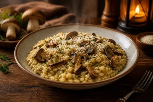 La recette parfaite du risotto aux cèpes, comme à Naples