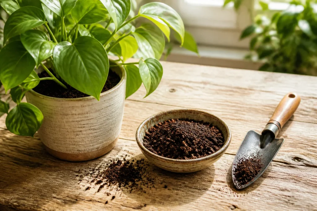 Terreau de cafe pour plantes