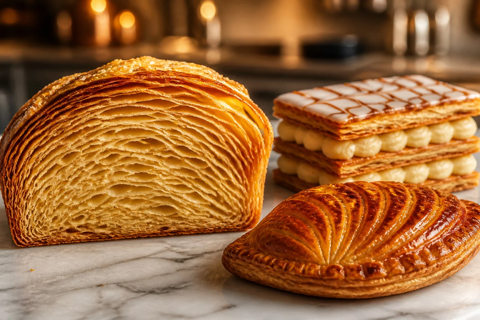 Patisseries feuilletees un delice croustillant