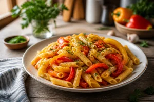 Pâtes au poivron : la recette express qui va te régaler