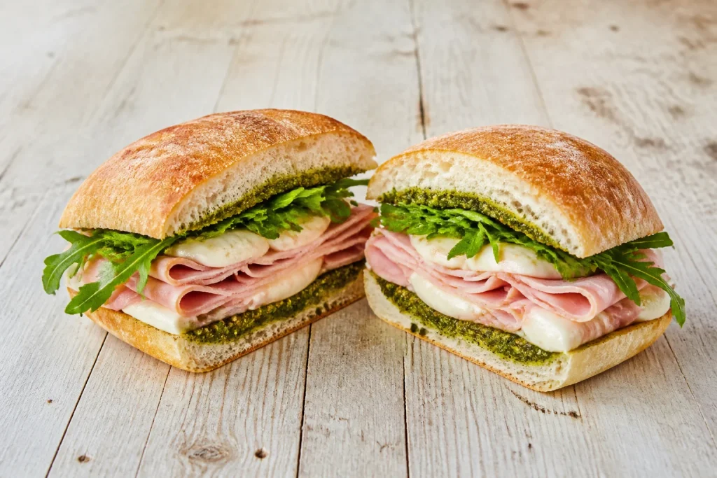 Panini italien fraichement prepare