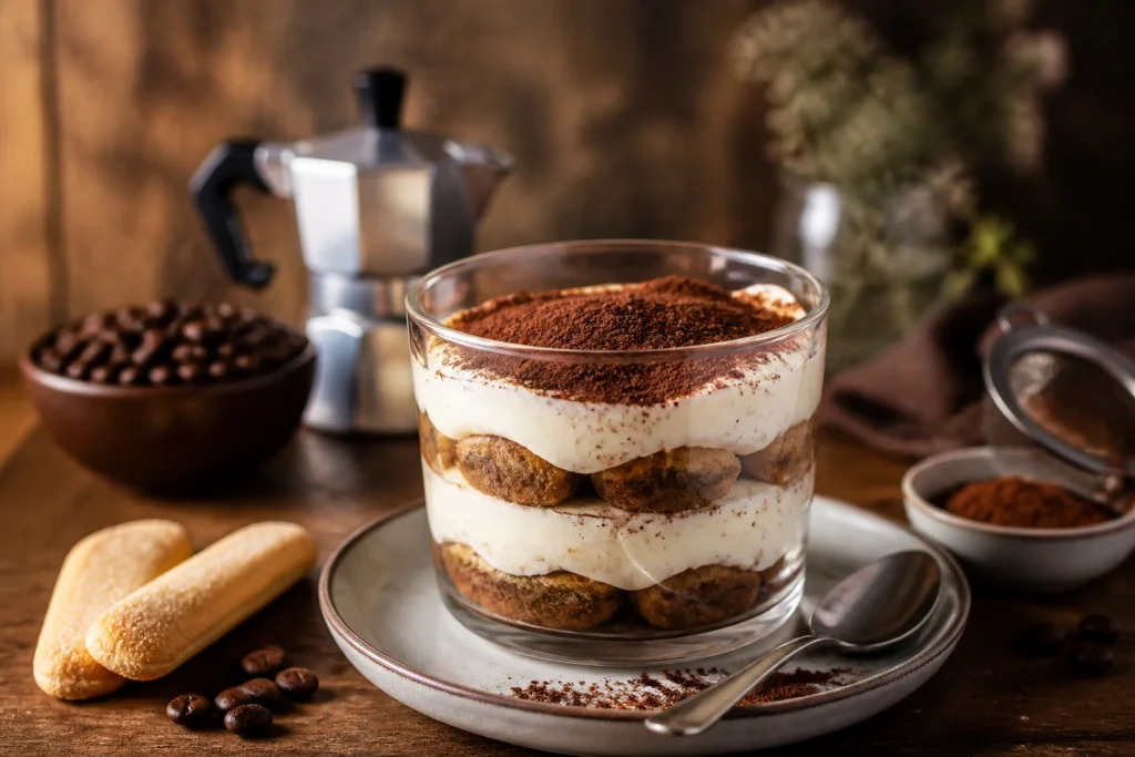 Tiramisu gourmand en verrine