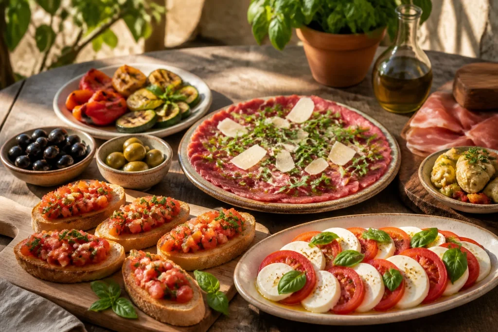 recette entrée italienne : les antipasti qui font voyager