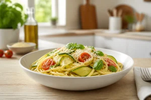 Recette pâtes courgettes : fraîcheur et rapidité italienne