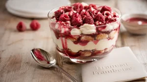 Tiramisu à la framboise : 24 heures de repos pour une crème qui se tient